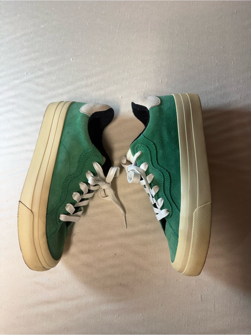Brandblack Suede Green Sneakers - Picture 2 of 7